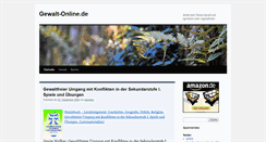 Desktop Screenshot of gewalt-online.de